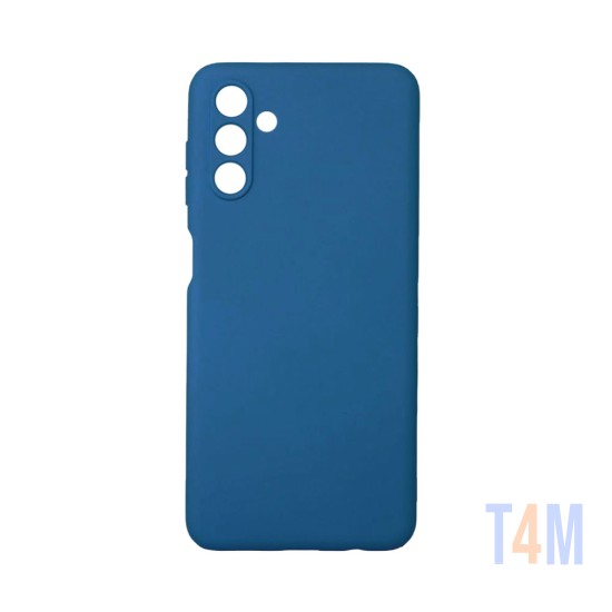 Capa de Silicone com Moldura de Câmera para Samsung Galaxy A13 5G Azul Escuro